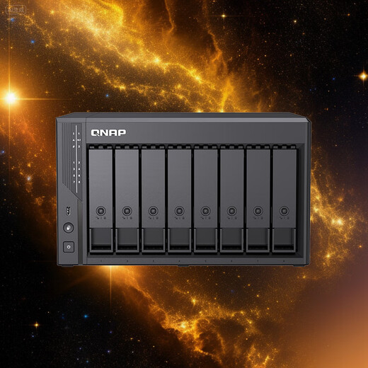 威联通（QNAP）Qu805企业级家庭存储 N355 16G内存32T容量网络存储NAS私有云 AI相册手机备份 文件数据备份服务器