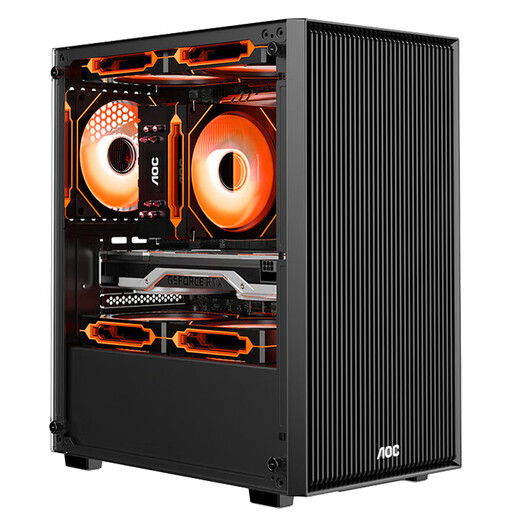 Navigator AMD Ryzen R5 5600/5700X/1660S/2060 liter 3060 12G independent display enterprise office gaming desktop assembly computer host complete set of one R5 5600GT丨16G丨HD core display