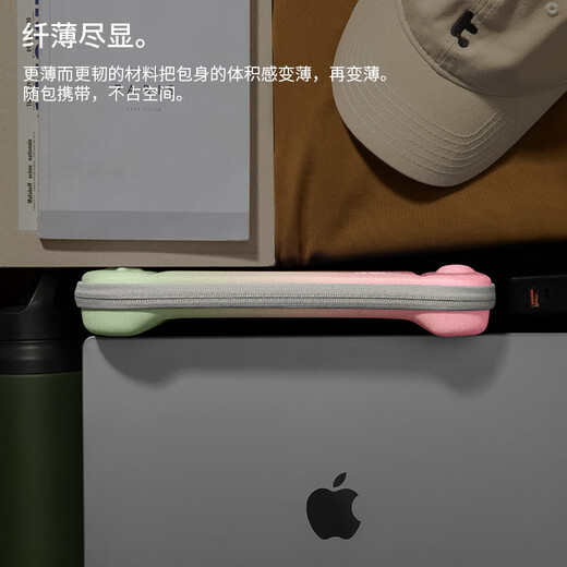 Tomtoc Switch2 storage bag N2 accessories slim storage bag protective cover Nintendo anti-fall and pressure-resistant classic gray suitable for Switch2