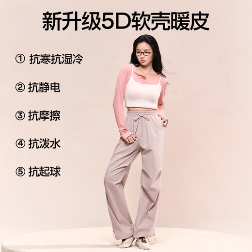 SIINSIIN Ju Jingyi's same style workwear paratrooper pants for women 2025 new winter plus velvet for small people windproof and waterproof mountaineering