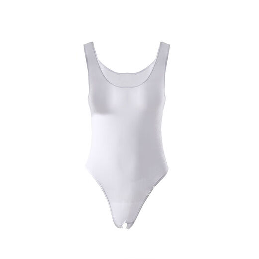 Tight suspender high-cut one-piece swimsuit transparent high-elastic underwear uniform thong black one size 80120Jin Jin equals 0.5 kg
