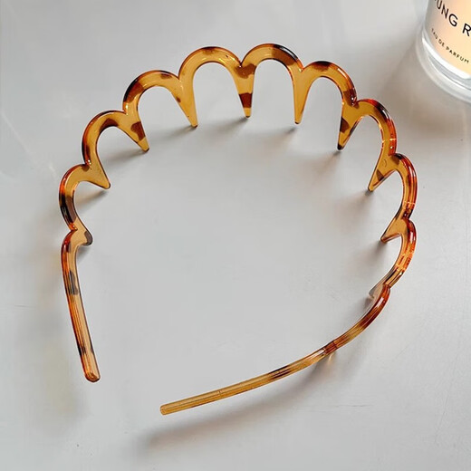 Ye Feili two-pack face wash headband hair clip with teeth anti-slip hair press small broken hair organizer large wave headband headband hair accessories