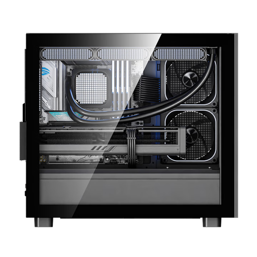AMD Ryzen R7 7800X3D/9800X3D/5070Ti assembled computer host thousand frames e-sports game live broadcast design rendering complete machine DIY assembly machine sea view room host configuration one 7800X3D丨16G丨1T丨core display host