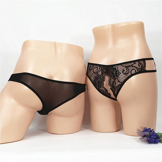 Open crotch free underwear couple thong sexy men exposed jj men transparent open crotch underwear rose red