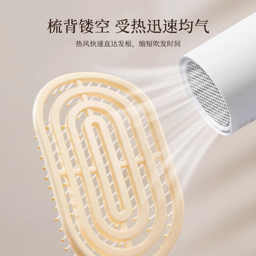 Yuan tribe Haopeng fluffy air cushion comb long hair comb set combination air bag straight hair comb student dormitory female home curling comb 3 pieces air cushion + ribs + curly hair