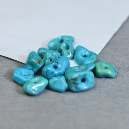 Companion Fu Hubei raw material turquoise button hidden safety buckle small pier jujube beads old type cake hidden buckle accessories No. 380