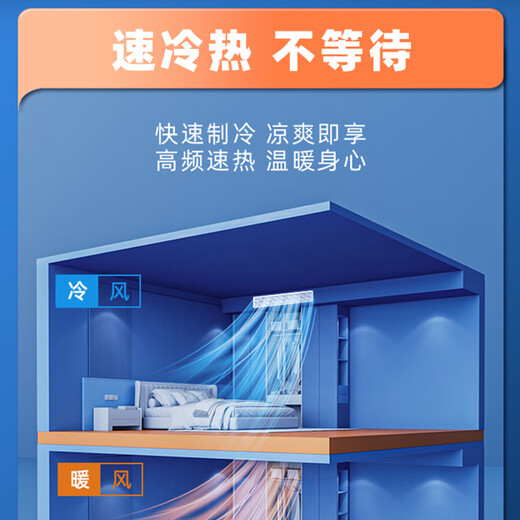 CHIGO central air-conditioning duct machine one-to-one new first-class energy efficiency 1.5 hp/2 hp/3 hp 4p home decoration 5 hp 6 hp office hidden card machine large 1.5 hp heating and cooling frequency conversion first-class energy efficiency duct machine