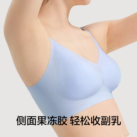 There is a tree, special clearance sale, choose any 2 pieces, women's underwear vest type soft support breast-reducing breathable bra, taro purple M