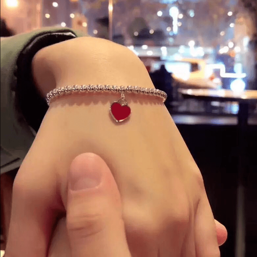 KZD Old Phoenix 999 sterling silver bracelet, pure silver bracelet, bracelet, bracelet, jewelry, gift for girlfriend, mother, girlfriend, transfer bead bracelet, good luck