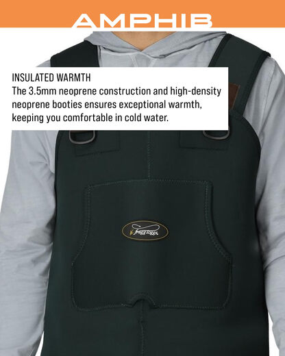 FROGG TOGGS Men's Waterproof Fishing Chest High Wading Pants Forest Green L