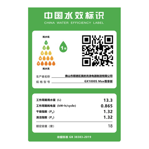 Midea Xiaoximei built-in crystal flame dishwasher, 25 sets of variable frequency large capacity, universal hurricane wash, intelligent five-arm hurricane wash, internal cycle drying and disinfection, 18 sets of intelligent investment GX1000SMax exclusive version