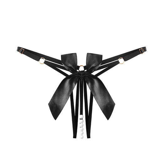 Sexy T-string Pearl Le Yin Hot Women's Underwear One Rope Sexy Butterfly Lingerie Massage Panties Large Size 8010Jin Jin equals 0.5 kg