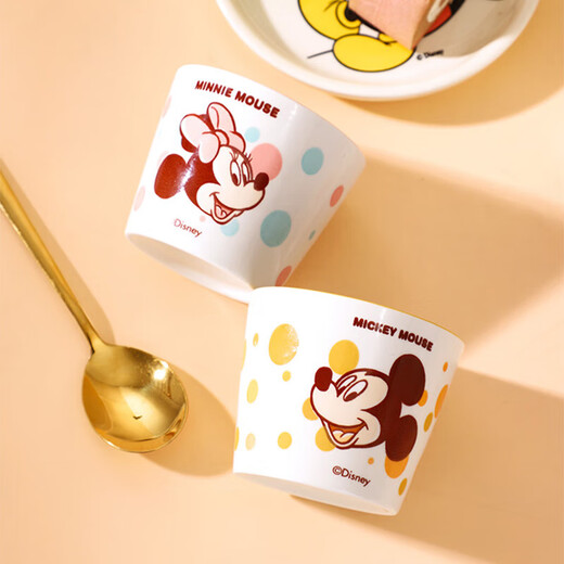 Disney Ceramic Mug, Beautiful and Exquisite Girls Tea Cup, Ice Cream Cup, Coffee Cup, Gift for Girls, Donald Duck and Rhyme Mug 240ML 1pc