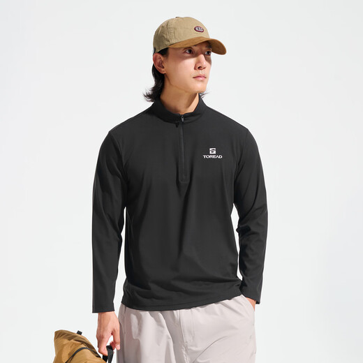 Pathfinder (TOREAD) shopping mall same style long-sleeved T-shirt 25 autumn and winter couples moisture-absorbent, quick-drying, skin-friendly, high-elastic and warm T-shirt TAJJAN91267