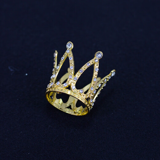 Children's small crown alloy small hair crown rhombus corner exquisite cake decoration 7-leaf clover mini silver