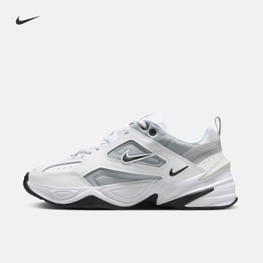 Nike women's easy-to-wear dad shoes for winter, comfortable and durable sneakers NIKE M2K TEKNO IH0642 101 white/coal black/white/light soot 37.5
