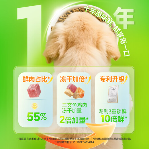 Bile Dog Food Original Series Hypoallergenic 0 Grain Formula Full Price Small, Medium and Large Dogs All-stage Dog Food Small Puppies (1.5kg)