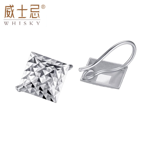 Whiskey platinum stud earrings pt950 platinum earrings for women pt999 pure platinum car flower earrings ear hooks jewelry engraving contact customer service single shot will not be sent