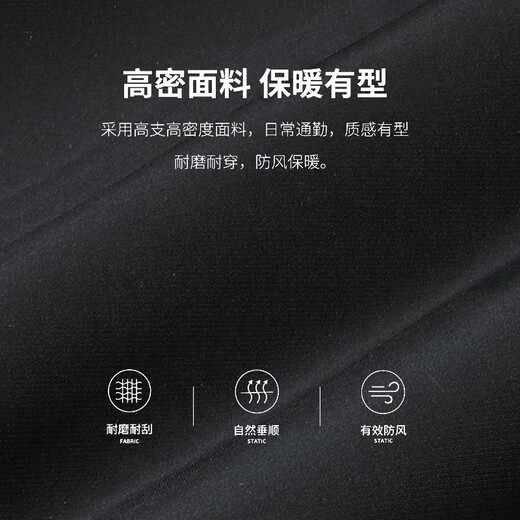 Woodpecker (TUCANO) cotton coat men's winter velvet thickened jacket men's cold-proof warm jacket business casual hooded tops men's clothing