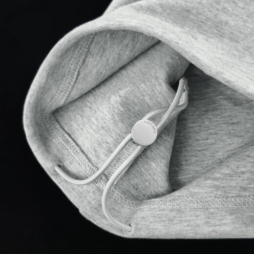 MEIYANG streamer suit, temperature-locking air layer stand-up collar, detachable streamer top, casual pants, fashion slimming autumn new style, light gray (regular version) L