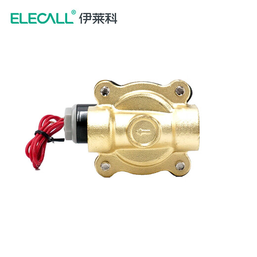 ELECALL solenoid valve (4 points) Copper water valve oil valve air valve normally closed type AC220V 2W-160-15
