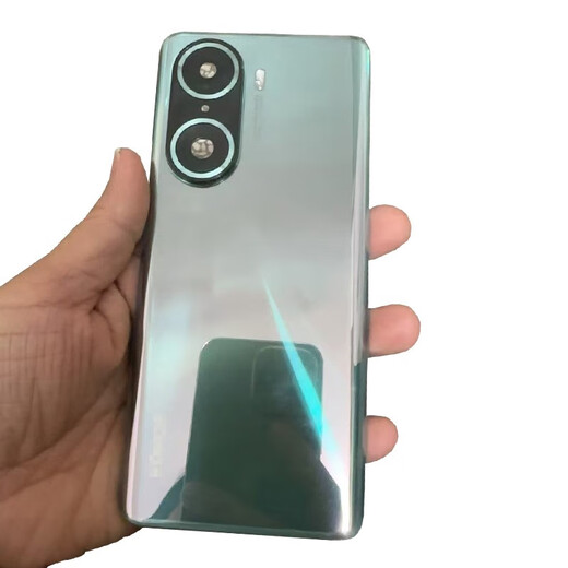 A Suitable for original rear screen mobile phone glass back shell battery cover Honor 60pro original black jade green back cover with mirror