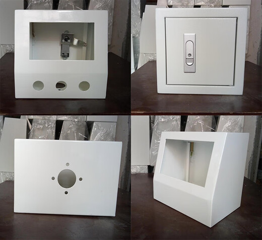 Green Forest 4.3-inch touch screen installation box 5-inch text electrical control box Weilun human interface box PLC bracket electrical box 154*94 without switch hole