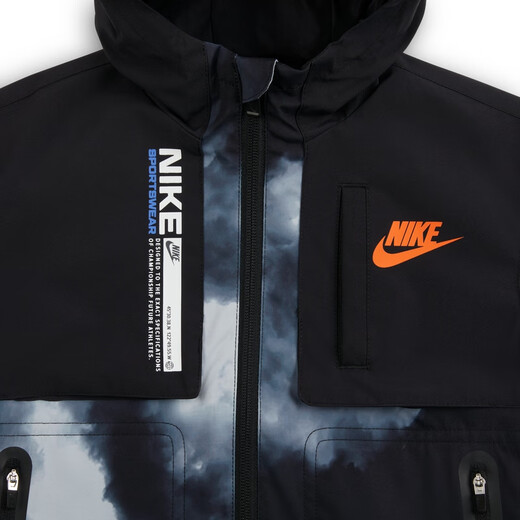 Nike (NIKE) three-proof outdoor jacket for boys and girls woven water-repellent jacket NIKE FUTURA IO6123