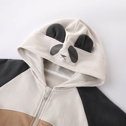 巴厘小猪儿童卫衣外套秋季超萌可爱宝宝上衣男童休闲运动外衣连帽女童开衫 小猪 100