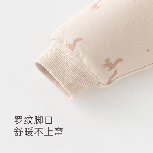 乖奇熊【暖护棉】宝宝冬季夹棉保暖棉裤婴幼儿童外穿抗菌加厚防风束脚裤