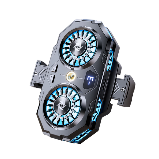 Newmine live broadcast mobile phone radiator magnetic back clip semiconductor refrigeration, dedicated to chicken king games, e-sports grade cooling, suitable for Apple IQOO, Black Shark and Red Magic mobile phones and tablets, dedicated for live broadcast, twin turbine cooling丨large surface positive rapid cooling