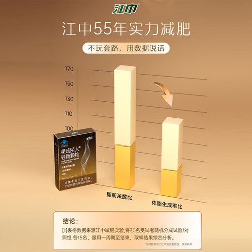 Jiangzhong Qingchang Granules 3g*7 bags for adults and men to improve intestinal function, laxative, fruit and vegetable slimming tea health food