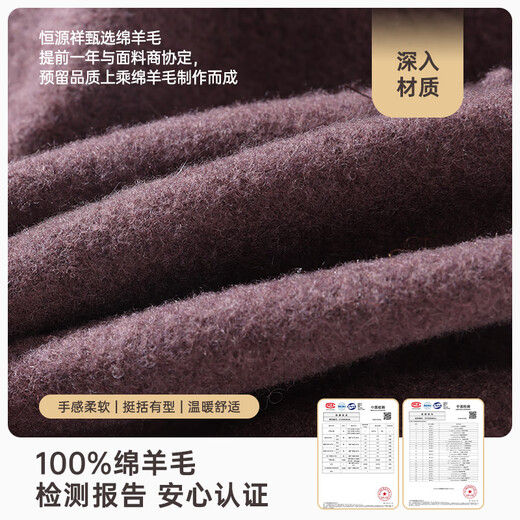 Hengyuanxiang beret women's autumn and winter new wool retro octagonal hat versatile fashion temperament painter hat burgundy one size