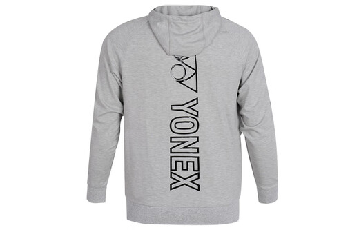 Yonex sports jacket men's badminton training hooded gray gray L