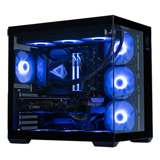 MSI family bucket Ryzen R7 9800X3D 5080/5070Ti/5060 thousand frames e-sports desktop live broadcast AI rendering design game deep learning DIY assembly computer with 3 9800X3D | 5070 | 32G