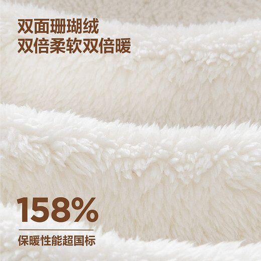 Minibala Antistatic Baby Clothes Baby Warm Coral Fleece Cute One-piece Romper