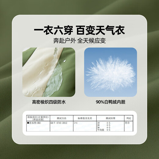 Dudujia Level 4 Waterproof Children's Three-in-One Clothes Boys' Velvet Thickened Warm Winter Clothes Outdoor Ski Clothes Green 110 Dudujia Level 4 Waterproof Children's Three-in-One Clothes Boys' Velvet Thickened Warm Winter Clothes Outdoor Ski Clothes Green 110