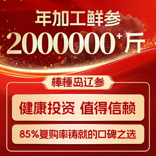 棒棰岛大连有机海参1000g非即食海鲜水产2斤辽刺参孕妇特产送礼礼盒 1000g 礼盒装14-18只【送礼首选】 有机正宗辽参