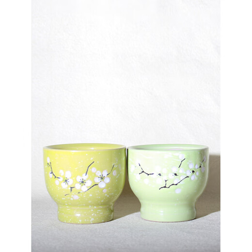 The same style as Fat Donglai, old-fashioned garlic mortar, ceramic garlic mortar, mashing medicine grinder, pressing garlic, old-fashioned 3-6 person large garlic mortar + poplar wood hammer