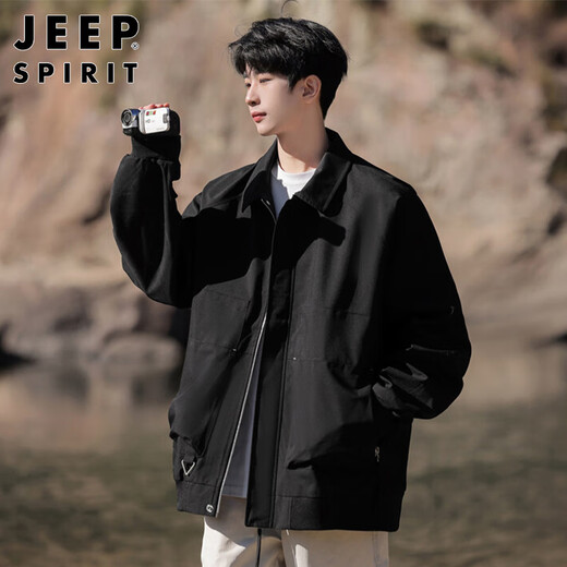 JEEP SPIRIT Jeep jacket men's jacket men's high-end autumn and winter casual high-end sense handsome charge work clothes