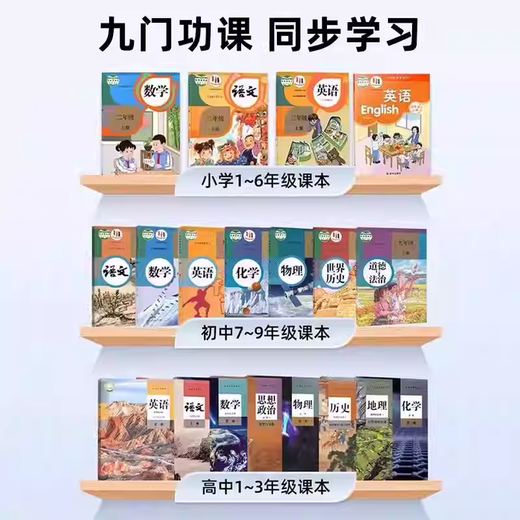 Little Genius Cool Cover No need to recharge + Gift Pack Learning Machine Tablet PC 2-in-1 Primary to High School Curriculum Synchronization General Eye Protection English Early Education Reading Tutoring Machine Entertainment Office Top-Genuine Software + Eye Protection + Dual System + Sitting Position + Pre-Exam Sprint + Gift Pack 12+512GB