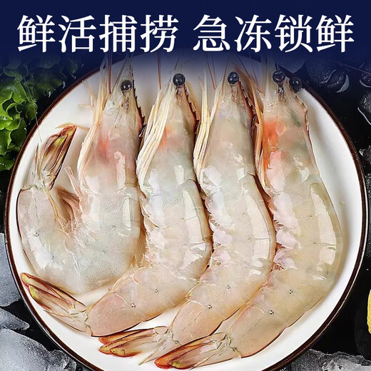 Xianjing wild-caught shrimp, net weight 3Jin Jin equal to 0.5kg/box 30-45 pieces/box
