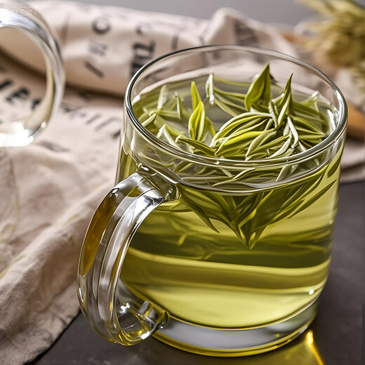 Lemeiya glass coffee cup, heat-resistant microwave oven, high temperature resistant tea cup, tempered cup 380ml*2