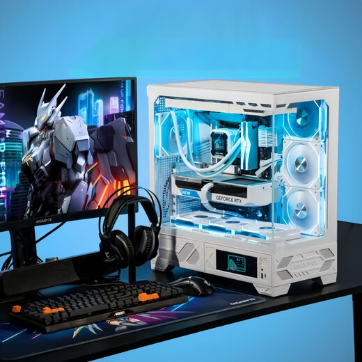 ASUS family bucket 9800x3d host RTX5070Ti 5080/5070 graphics card assembly computer host game host e-sports design desktop host DIY complete machine 9800X3D+32G+1T丨Configuration one