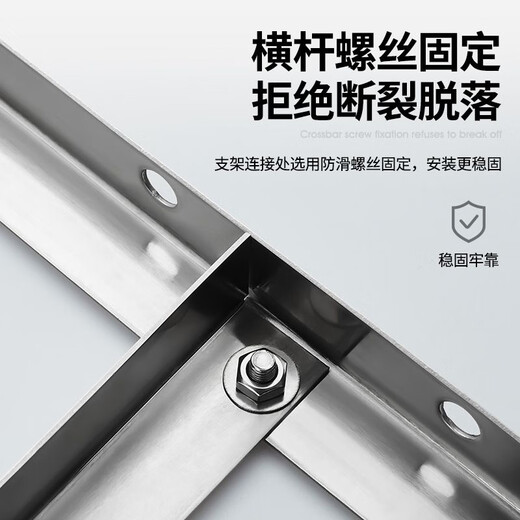 Кронштейн Nengqi кронштейн для наружного блока кондиционера, вешалка из нержавеющей стали 304, подходит для Gree beauty 3p Haier 2p Xiaomi универсальный 1,5 л.с. 1-1,5P обновленная версия 1,6 мм, несущая 290 с винтами