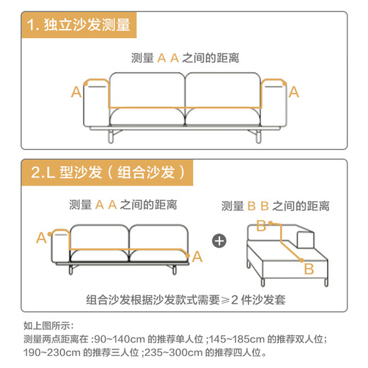 Made in Tokyo, super durable sofa cover, elastic all-inclusive sofa cushion cover, four-season universal sofa dust cover, gray - three-person