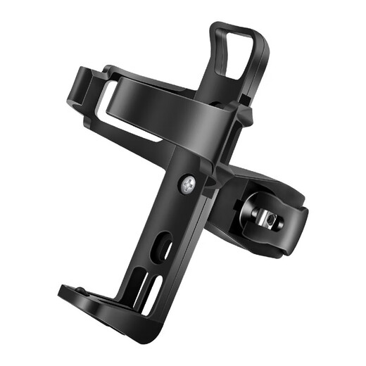 Hole-free bicycle water bottle rack, universal mountain bike water cup rack, battery electric motorcycle bicycle riding bracket, white quick-release water bottle rack