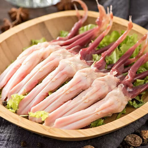 Big factory supply Cherry Valley Duck Frozen Duck Tongue Fresh Duck Tongue Braised Stewed Ingredients Fresh Frozen 2Jin Jin equals 0.5kg Duck Tongue
