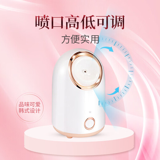 MF facial steamer, hot spray facial steamer, nano spray hydration instrument, oxygen injection instrument, facial hydration humidifier, hydration artifact, facial steamer, household steam machine, steam hot compress beauty instrument 902 white