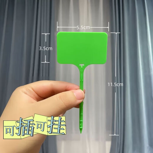 可插可挂防水小标签牌花盆多肉记号植物地牌花卉日期标识标签牌 白色100张